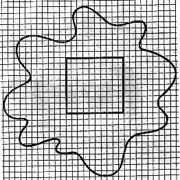 Cubo de Hielo y Charco de Agua, Renzi, 1984